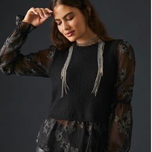 Anthropologie Layered Vest - Like New